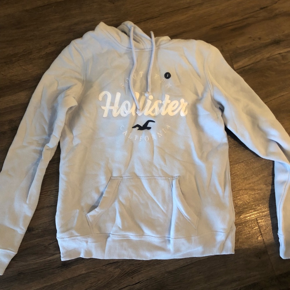 (NEW) Baby Blue Hollister Hoodie